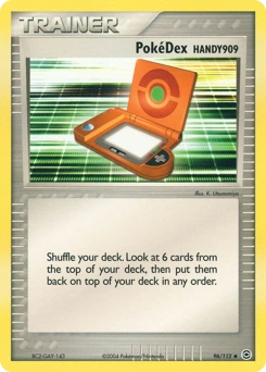 PokéDex HANDY909 Pokémon card, number 96
