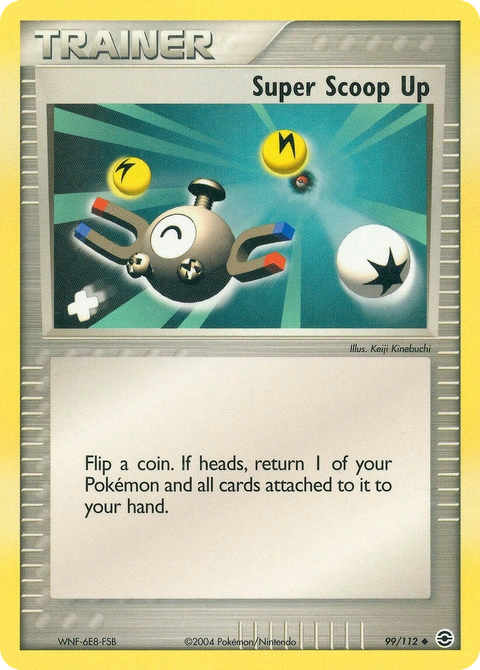Super Scoop Up Pokémon card from FireRed & LeafGreen, number 99 (Standard print)