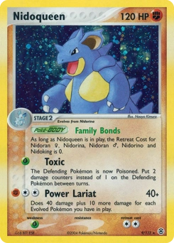Nidoqueen Pokémon card, number 9