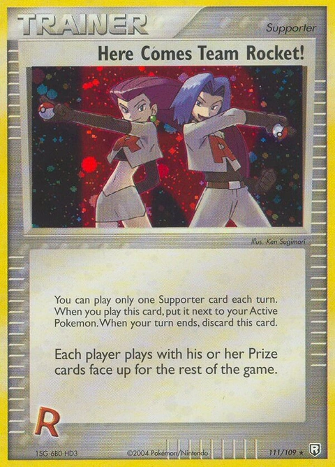 Here Comes Team Rocket! Pokémon card from Team Rocket Returns, number 111 (Holo print)