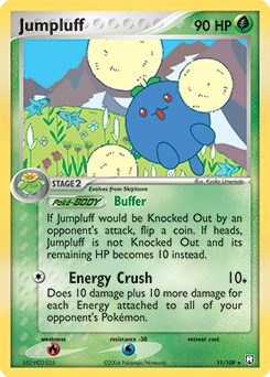 Jumpluff Pokémon card, number 11