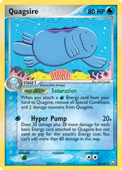 Quagsire Pokémon card, number 26