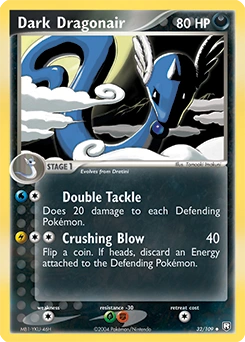 Dark Dragonair Pokémon card, number 32