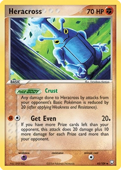 Heracross Pokémon card, number 43