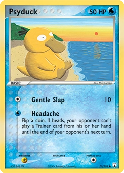 Psyduck Pokémon card, number 70