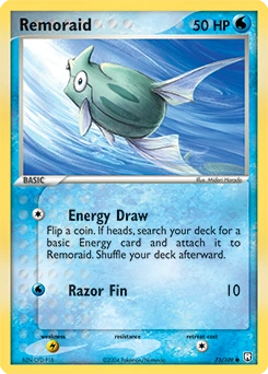 Remoraid Pokémon card, number 73