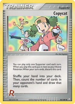 Copycat Pokémon card, number 83