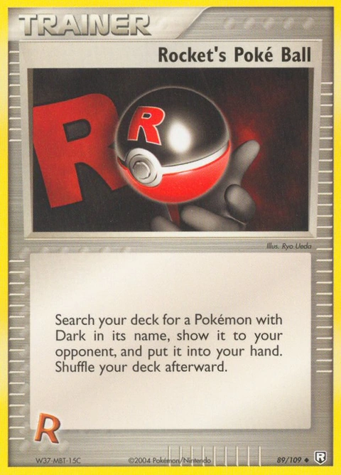 Rocket's Poké Ball Pokémon card from Team Rocket Returns, number 89 (Standard print)