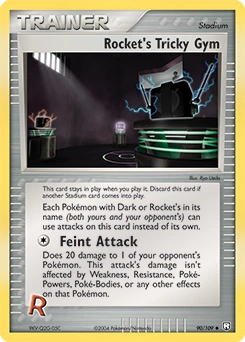 Rocket's Tricky Gym Pokémon card, number 90