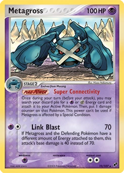 Metagross Pokémon card, number 11