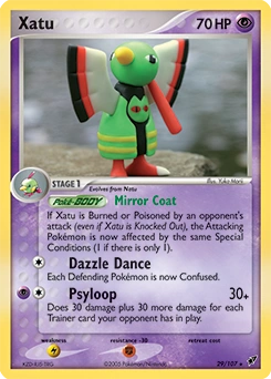 Xatu Pokémon card, number 29