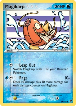 Magikarp Pokémon card, number 64
