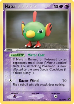 Natu Pokémon card, number 66