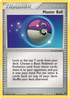 Master Ball Pokémon card, number 88