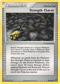 Strength Charm Pokémon card, number 92