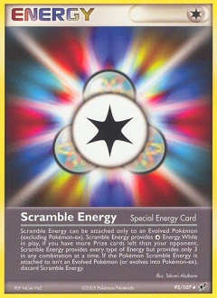 Scramble Energy Pokémon card, number 95
