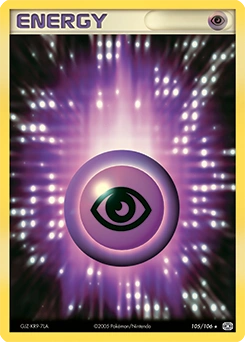 Psychic Energy Pokémon card, number 105