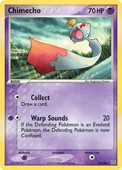 Chimecho Pokémon card, number 12