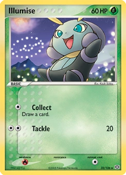 Illumise Pokémon card, number 32