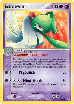 Gardevoir Pokémon card, number 4