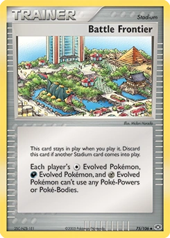 Battle Frontier Pokémon card, number 75
