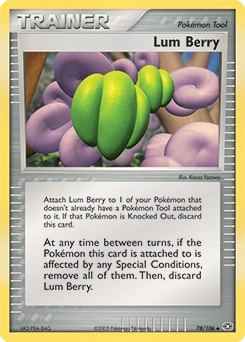 Lum Berry Pokémon card, number 78