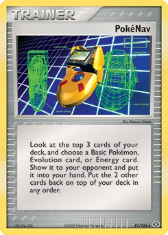 PokéNav Pokémon card, number 81