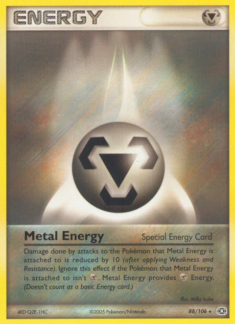 Metal Energy Pokémon card from Emerald, number 88 (Standard print)