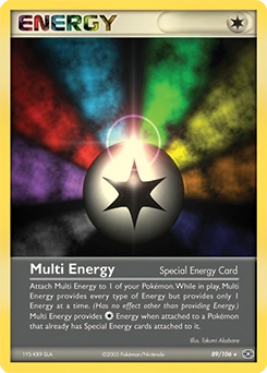 Multi Energy Pokémon card, number 89