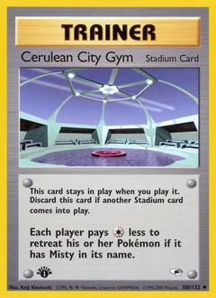 Cerulean City Gym Pokémon card, number 108