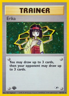 Erika Pokémon card, number 16