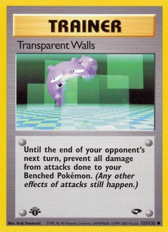 Transparent Walls Pokémon card, number 125