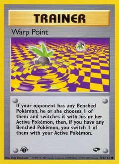 Warp Point Pokémon card, number 126