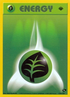 Grass Energy Pokémon card, number 129