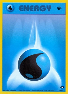 Water Energy Pokémon card, number 132