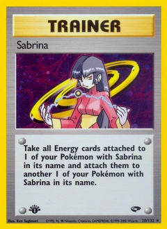 Sabrina Pokémon card, number 20