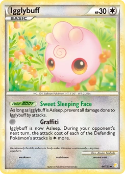 Igglybuff Pokémon card, number 44