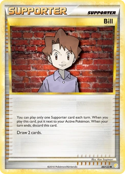 Bill Pokémon card, number 89