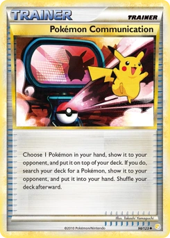 Pokémon Communication Pokémon card, number 98