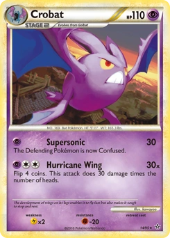 Crobat Pokémon card, number 14