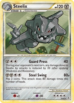 Steelix Pokémon card, number 24