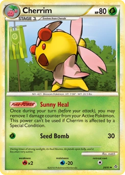 Cherrim Pokémon card, number 28