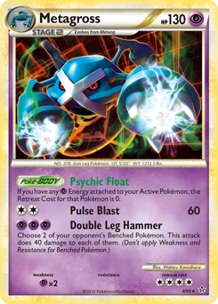Metagross Pokémon card, number 4