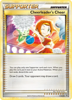 Cheerleader's Cheer Pokémon card, number 71