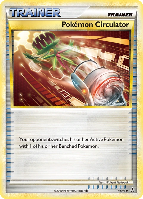 Pokémon Circulator Pokémon card from HS—Unleashed, number 81 (Standard print)