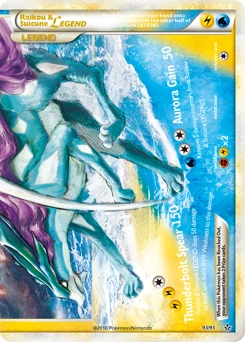 Raikou & Suicune LEGEND Pokémon card, number 93