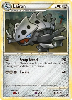 Lairon Pokémon card, number 29