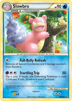 Slowbro Pokémon card, number 38