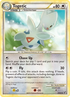 Togetic Pokémon card, number 39