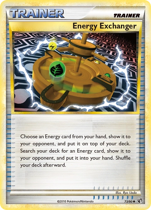 Energy Exchanger Pokémon card from HS—Undaunted, number 73 (Standard print)